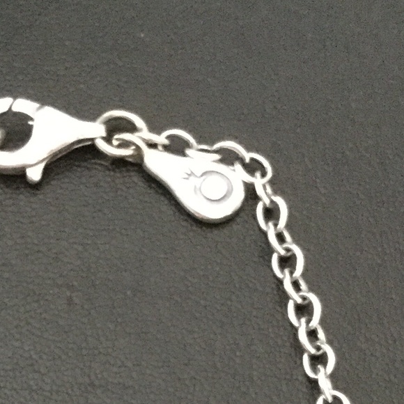 Pandora Heart pave silver bracelet with CZ - Picture 7 of 10